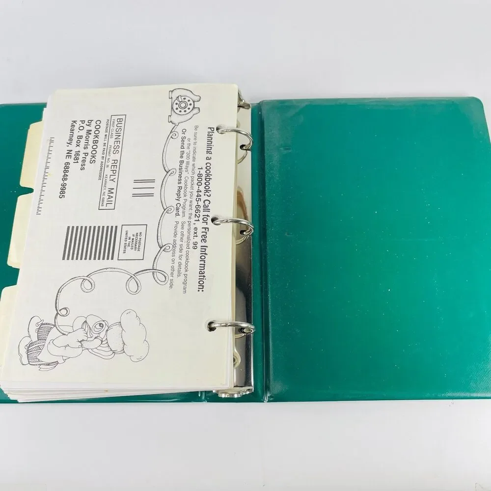Road to Good Cooking Sarpy County 4-H 1995 Cookbook Ring Binder Morris Press